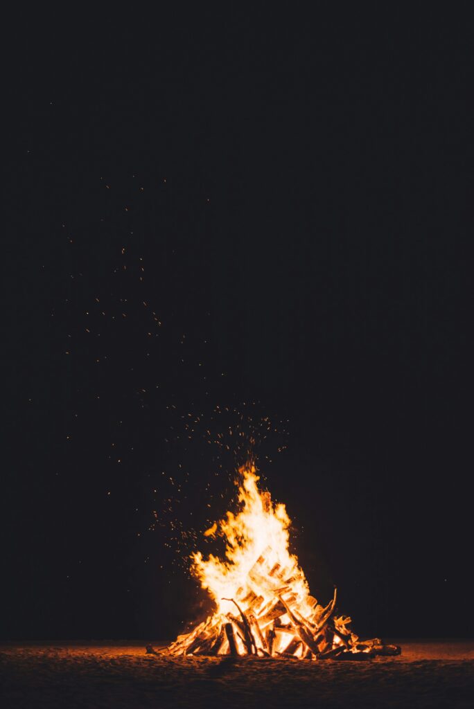 Image is a bonfire.  